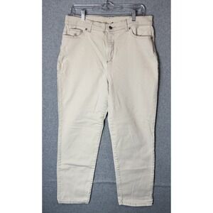 Gloria Vanderbilt Amanda Jeans Womens 12 High Rise Straight Classic Stretch Deni